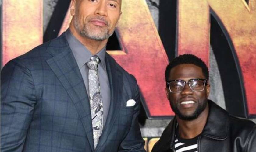 Dwayne Johnson Gives Health Update on “Son” Kevin Hart After Car Accident