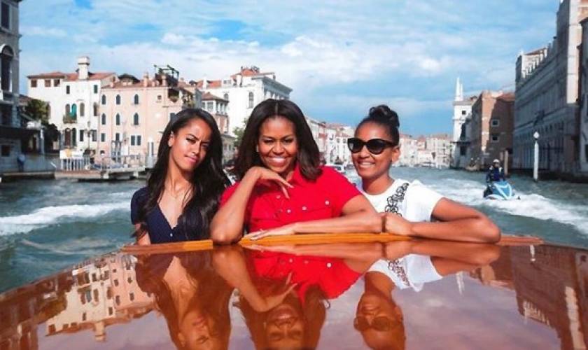 Michelle Obama Shares New Pic With All Grown Up Malia & Sasha Before Mother’s Day & Thanks Own Mom