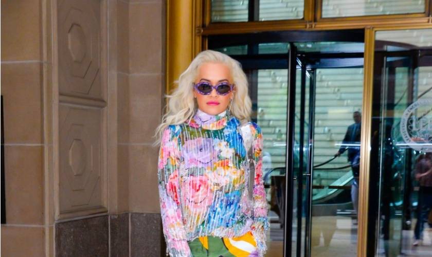 Rita Ora Gives Spring Florals a Modern Makeover