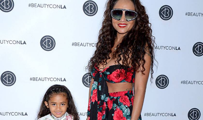 Royalty Brown, 5, Smiles Wide With MomNia Guzman After Chris Brown WelcomesNew Baby Boy