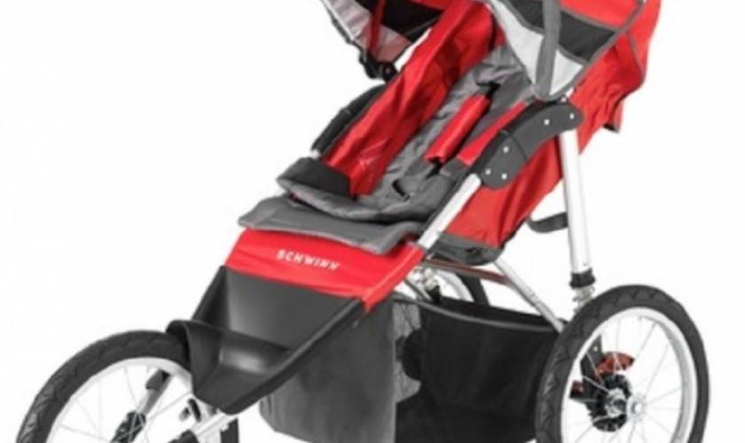 Schwinn Arrow Single Stroller – Red/Black