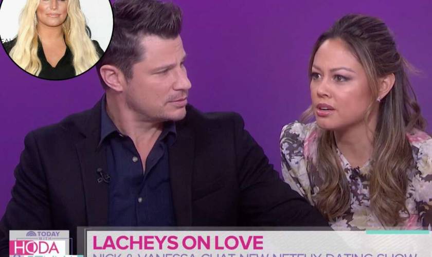Watch Nick Lachey and Vanessa Lachey’s Awkward Reaction to Jessica Simpson Mention